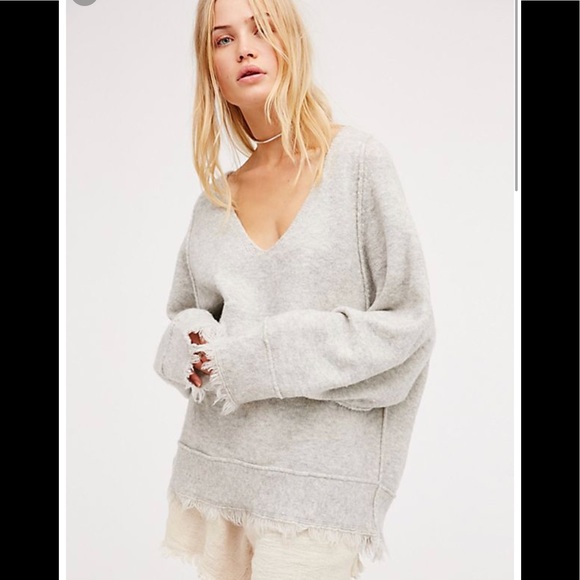 Free People Sweaters - Free People Irresistible V-Neck Fringe Sweater